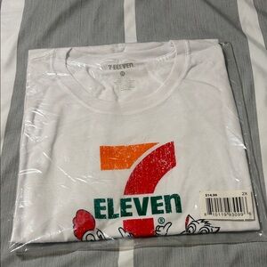 7-Eleven White Graphic T-Shirt